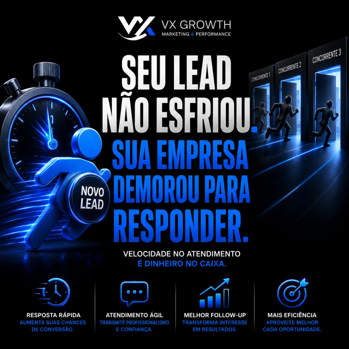 Seu lead não esfriou. Sua empresa demorou para responder.